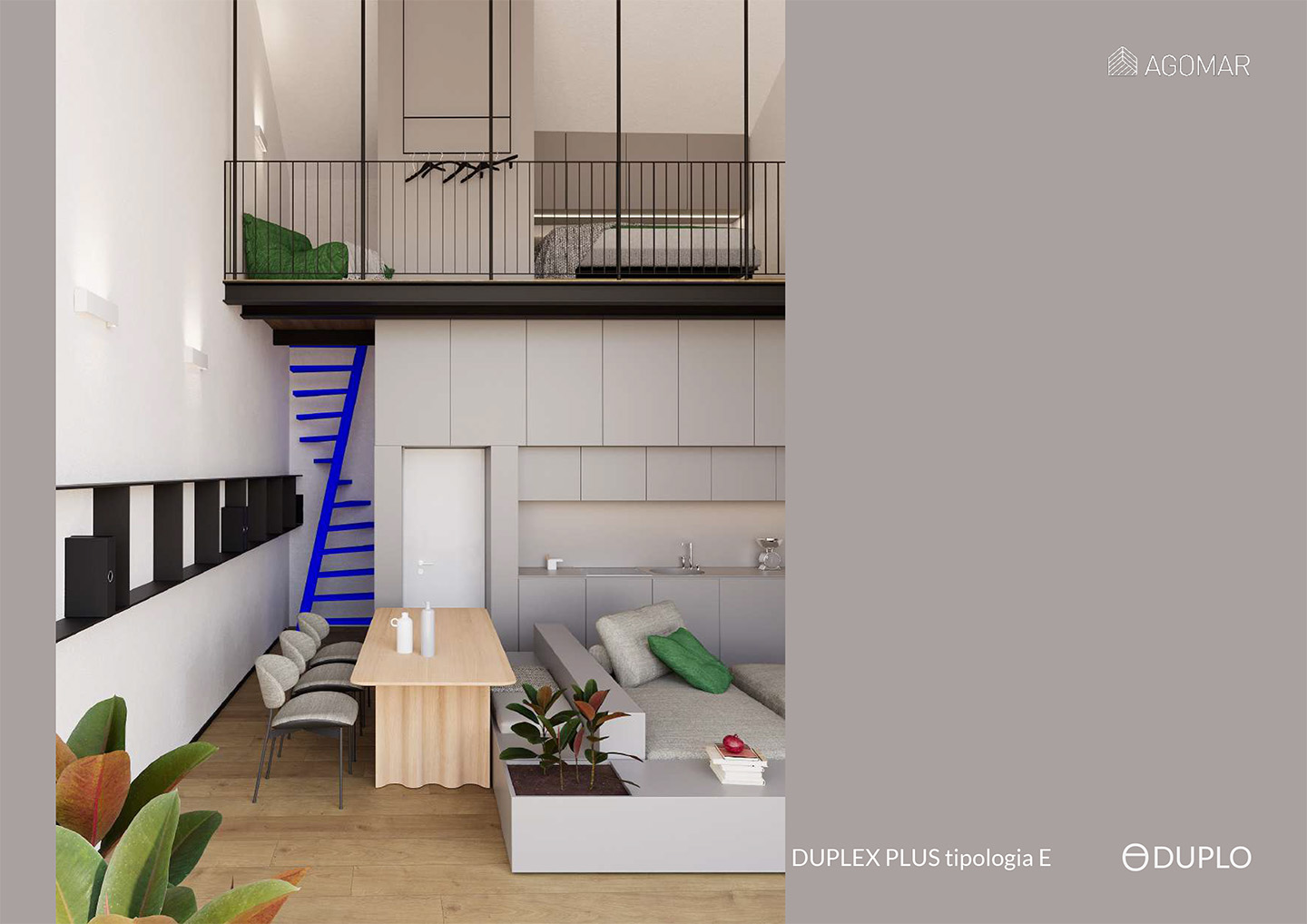 DUPLO 66: Appartamento 25 – DUPLEX PLUS tipologia E