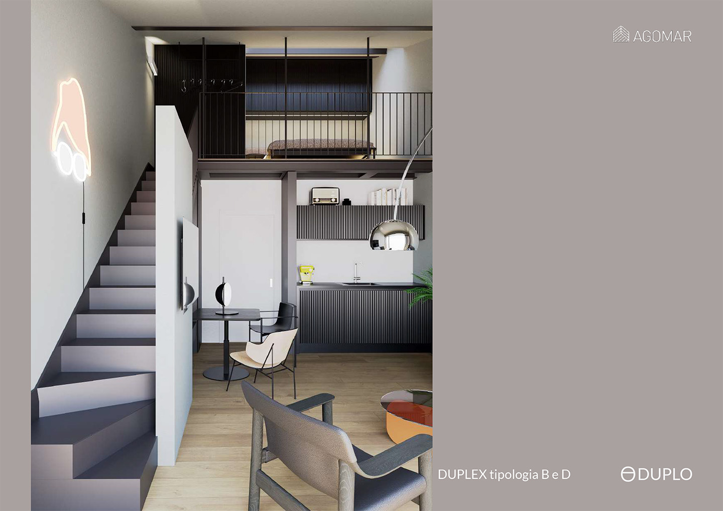 11 DUPLO 66: Appartamento 63 – DUPLEX tipologia D